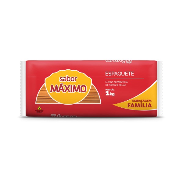 Encontraproduto.com.br - Macarrão de Arroz Espaguete Maximo Zero Glúten 1Kg