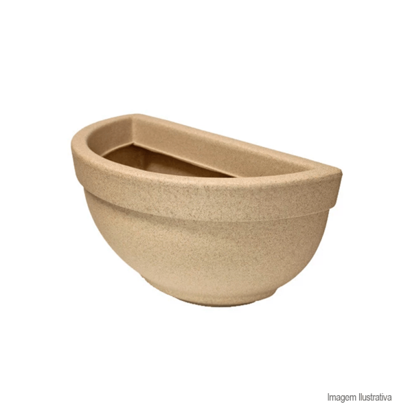 Encontraproduto.com.br - Vaso De Parede Texturizado 34 (5l) Cor Areia Nutriplan