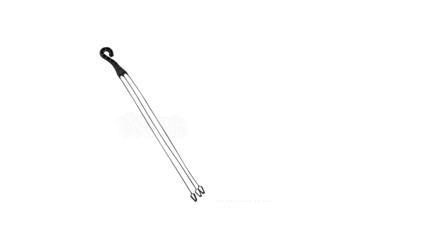 Haste Plástica 54cm Preto Nutriplan