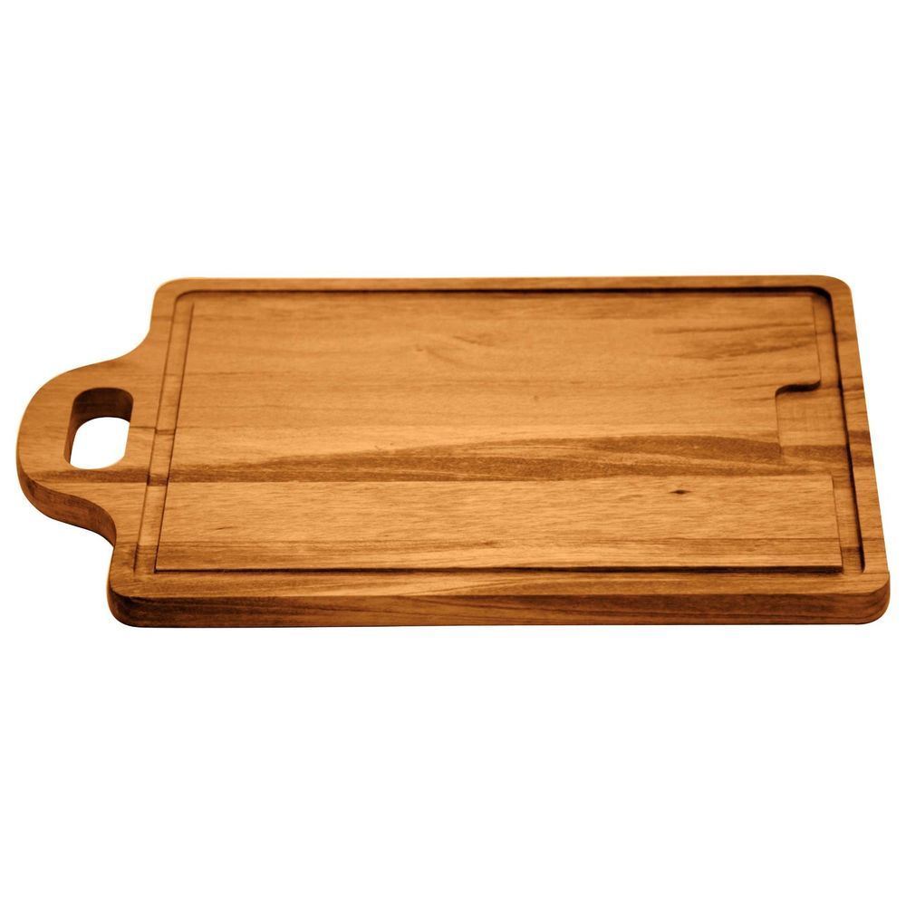Encontraproduto.com.br - Tábua Churrasco em Madeira Muiracatiara com Acabamento Envernizado com Alça 33 x 20 cm - Tramontina