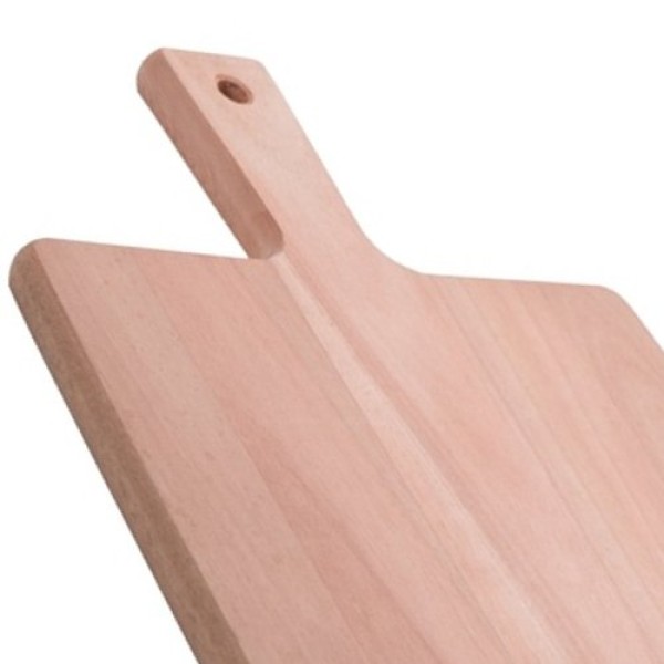 Encontraproduto.com.br - Tábua Retangular em Madeira Eucalipto com Cabo e Furo Cut & Taste 34x 23cm - Tramontina