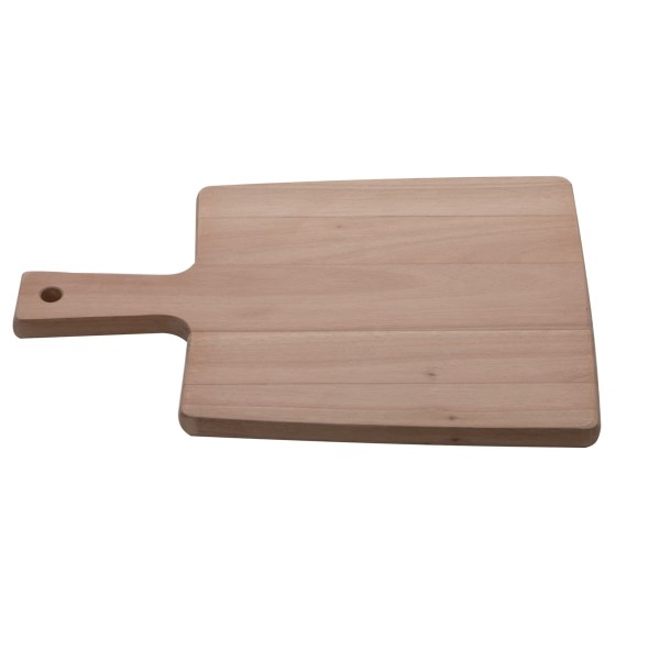 Encontraproduto.com.br - Tábua Retangular em Madeira Eucalipto com Cabo e Furo Cut & Taste 34x 23cm - Tramontina
