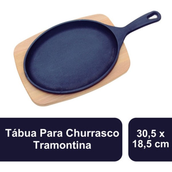 Encontraproduto.com.br - Mix Grill Oval Com Alça Tramontina 10239/638