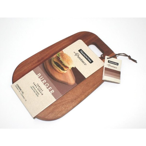 Tábua para Hambúrguer Tramontina Provence em Mogno Africano 34x23 cm 13346/641