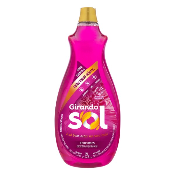 Encontraproduto.com.br - Limpador Perfumado Encantos da Primavera Girando Sol 2L