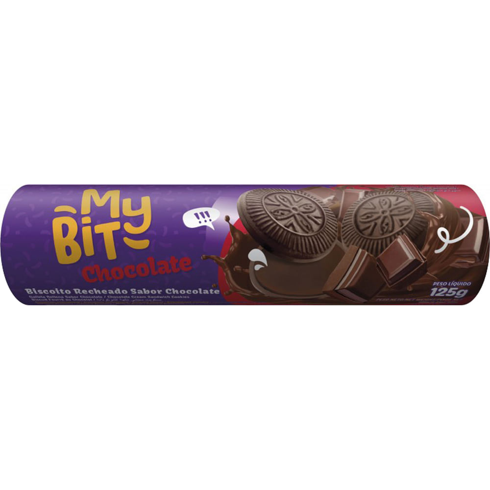 Encontraproduto.com.br - Biscoito Recheado My Bit Chocolate 110 Gr