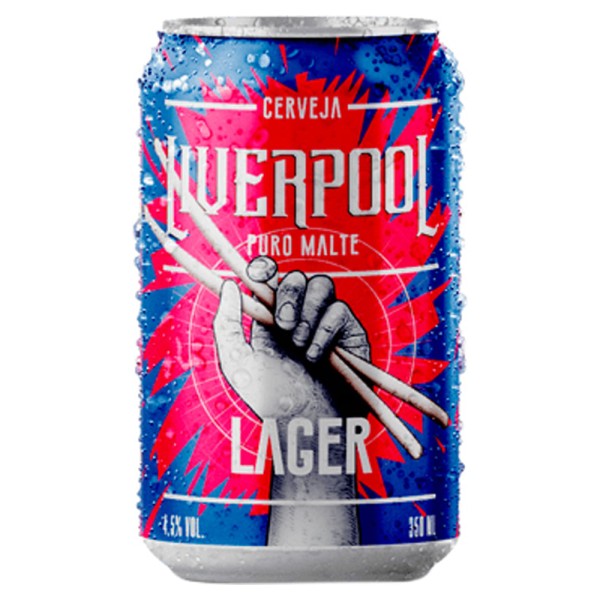 Cerveja Liverpool Puro Malte Lata 350ml