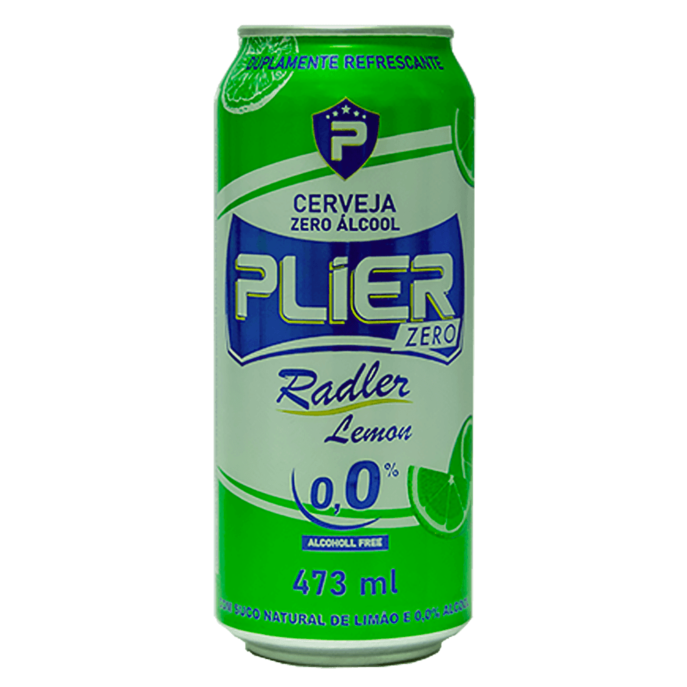 Cerveja Plier Zero Radler Lata 473ml