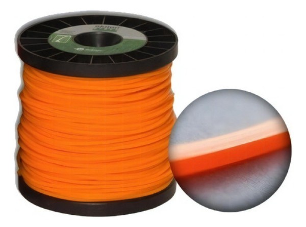 Fio Nylon 3mm Quadrado LJA Ekilon Grass - por Metro