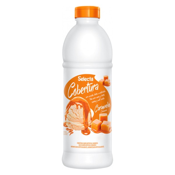 Encontraproduto.com.br - Cobertura para Sorvete Caramelo 300g - Selecta