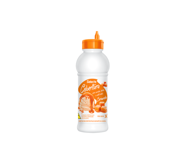 Encontraproduto.com.br - Cobertura para Sorvete Caramelo 300g - Selecta