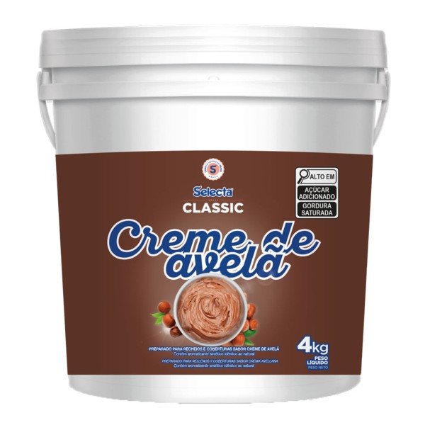 Encontraproduto.com.br - Creme de Avelã Classic 3kg - Selecta
