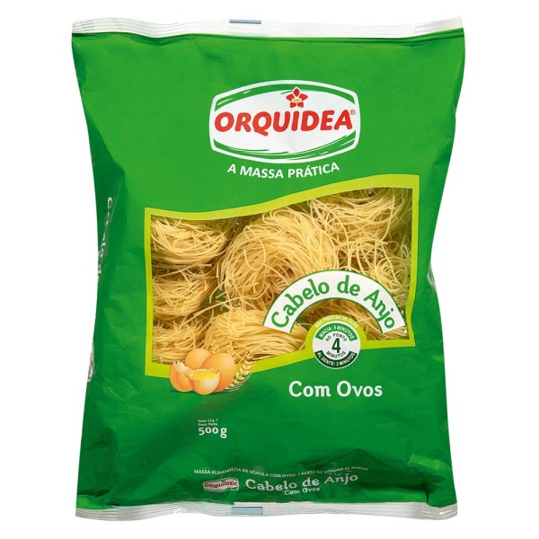Encontraproduto.com.br - Massa Orquidea Cabelo De Anjo Com Ovos 500g