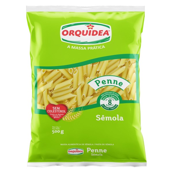 Encontraproduto.com.br - Massa Sêmola Penne Orquídea 500g