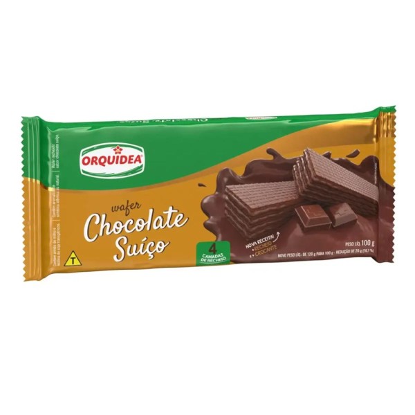 Encontraproduto.com.br - Wafer Orquidea 120g Chocolate Suico