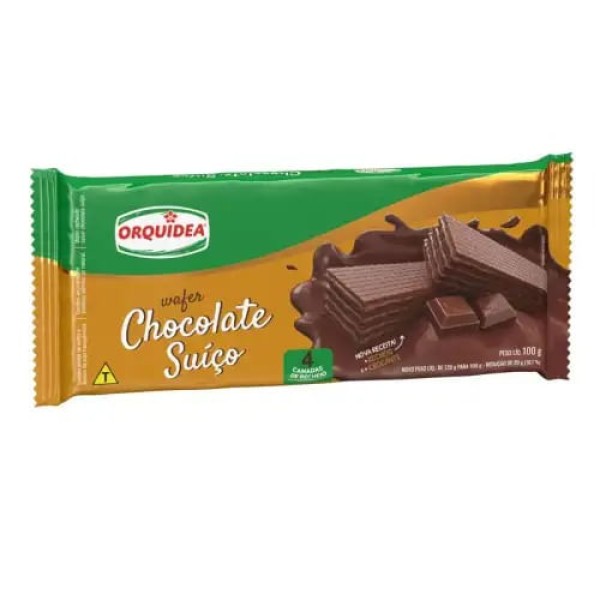 Encontraproduto.com.br - Wafer Orquidea 120g Chocolate Suico