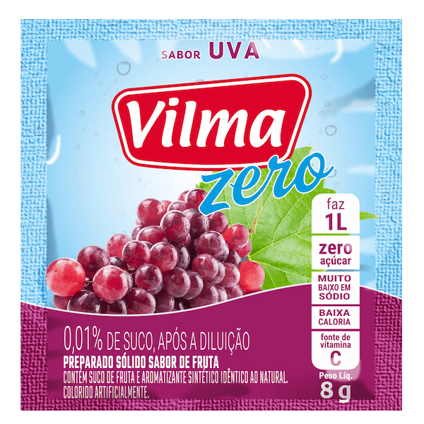 Encontraproduto.com.br - REFRESCO PO DIET UVA VILMA 8G