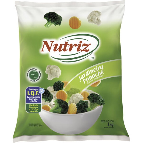 Jardineira Panachê Nutriz Congelada Pacote com 1kg