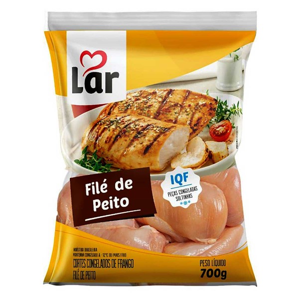 Encontraproduto.com.br - Filé de Peito de Frango IQF Lar 700g