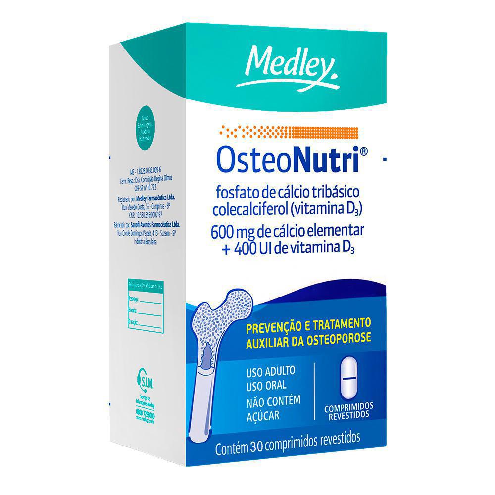 Encontraproduto.com.br - OSTEONUTRI COMPRIMIDO REVESTIDO 600MG x 30