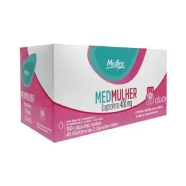 Encontraproduto.com.br - MedMulher Medley 400 mg com 2 Cápsulas Moles