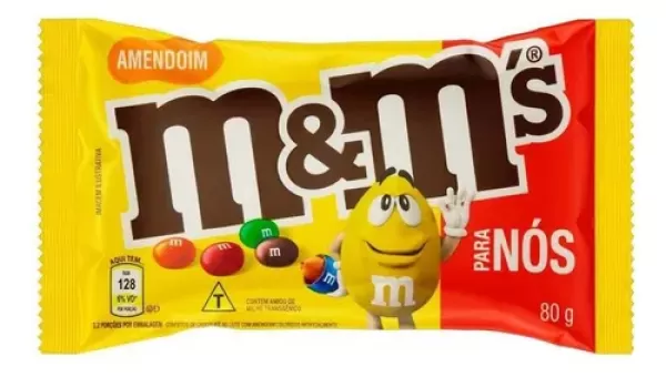 M&Ms Amendoim 80 g