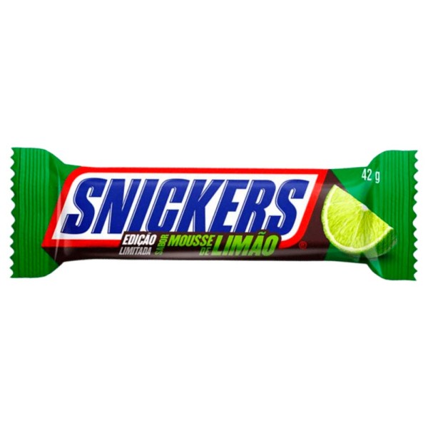 Encontraproduto.com.br - Chocolate Snickers Mousse de Limão 42g