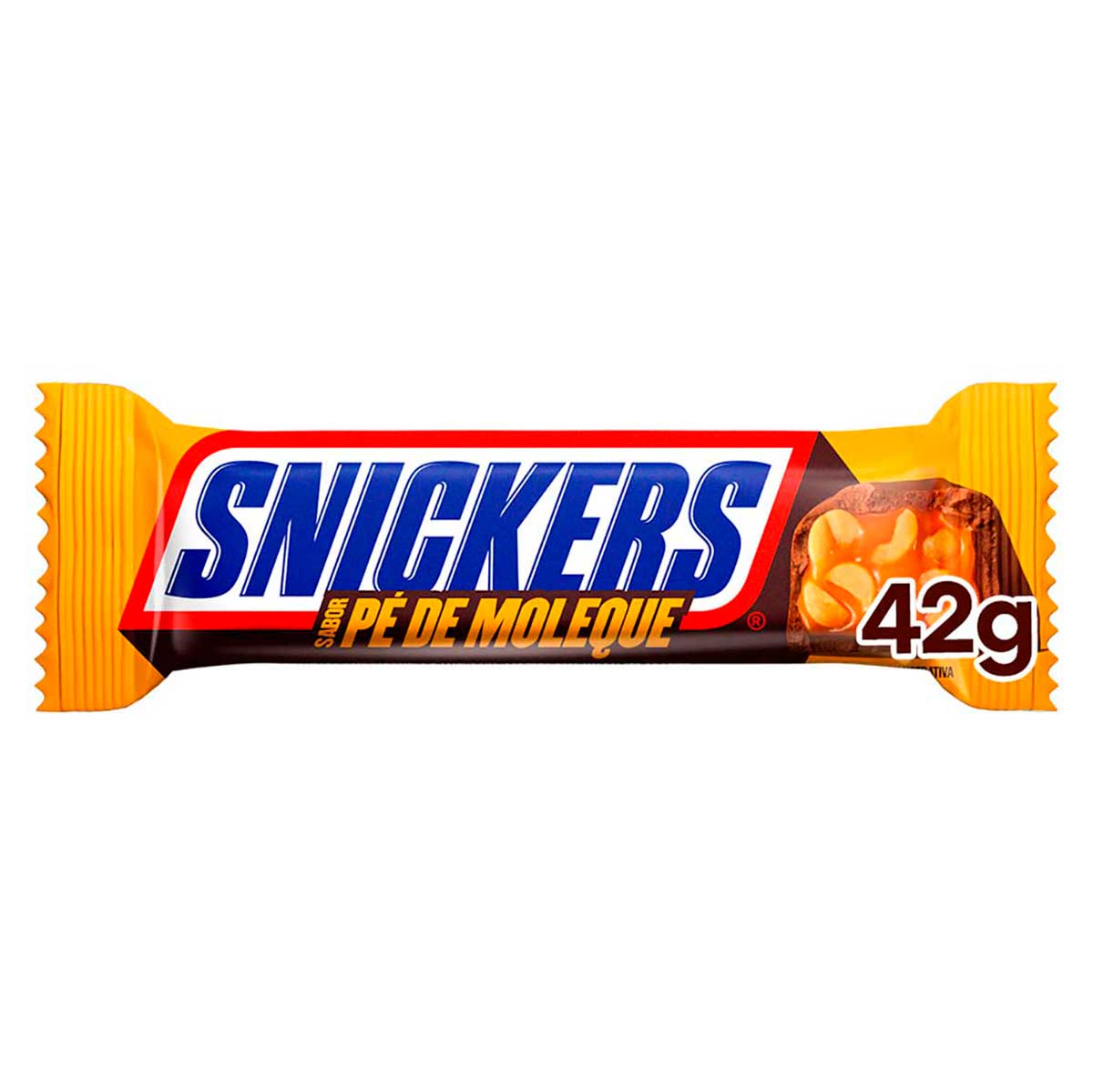 Chocolate Snickers Pé de Moleque Unidade com 42g