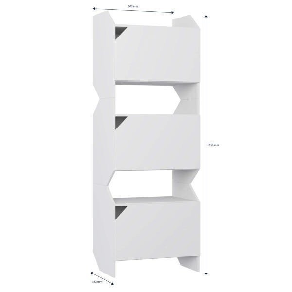 Encontraproduto.com.br - Armário Multiuso 3 Portas Soul Moderno Be Mobiliário Branco