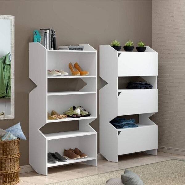 Encontraproduto.com.br - Armário Multiuso 3 Portas Soul Moderno Be Mobiliário Branco