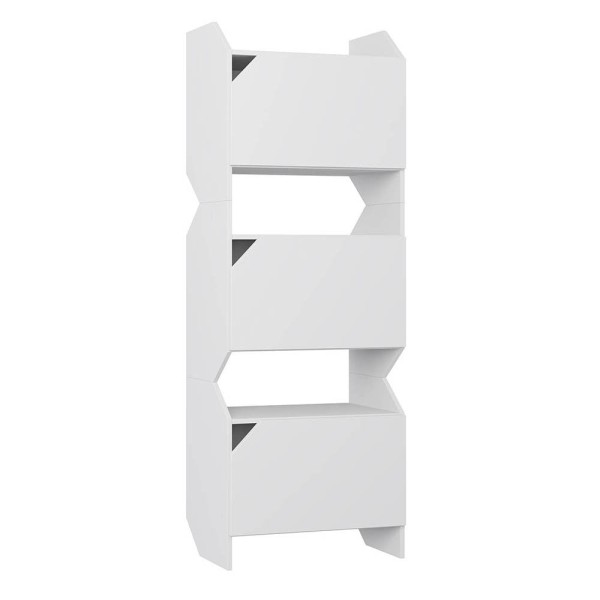 Encontraproduto.com.br - Armário Multiuso 3 Portas Soul Moderno Be Mobiliário Branco
