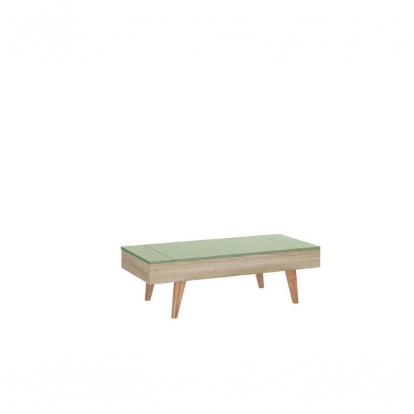 Encontraproduto.com.br - Mesa De Centro C-tampo Basculante Linha Leaves