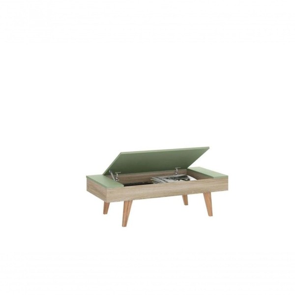 Encontraproduto.com.br - Mesa De Centro C-tampo Basculante Linha Leaves