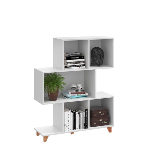 Encontraproduto.com.br - Estante Aurora 3 Andares Branco Tx