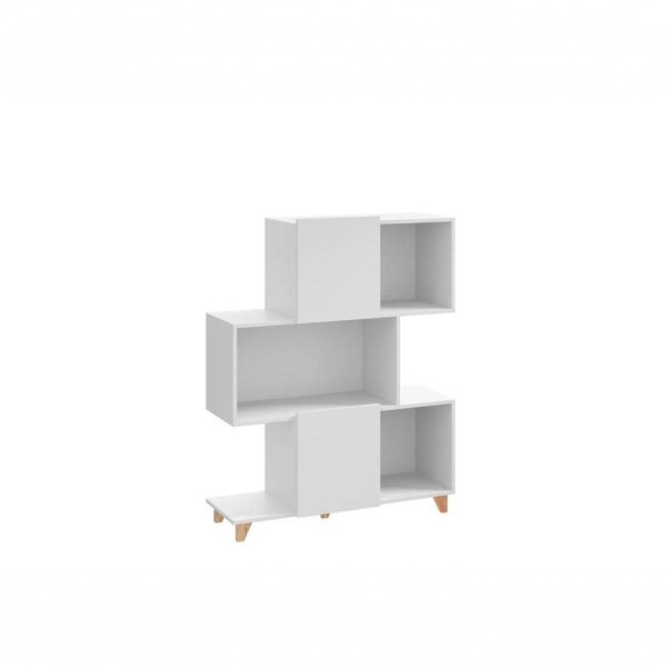 Encontraproduto.com.br - Estante Aurora 3 Andares Branco Tx