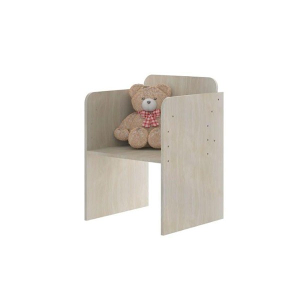 Encontraproduto.com.br - Cadeira Infantil Com Altura Regulável Be Mobiliário - Nature