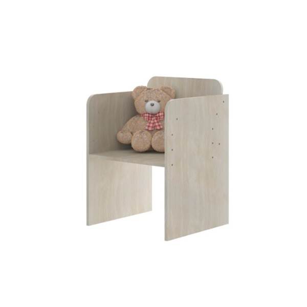 Encontraproduto.com.br - Cadeira Infantil Com Altura Regulável Be Mobiliário - Nature