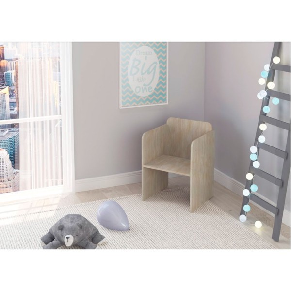 Encontraproduto.com.br - Cadeira Infantil Com Altura Regulável Be Mobiliário - Nature