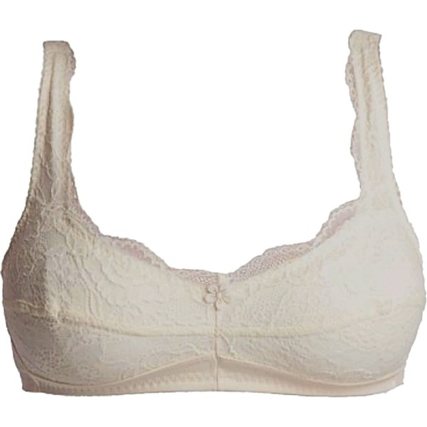 Encontraproduto.com.br - Sutiã Mastectomia Esbelt - Rendado - Pérola - Tam 40