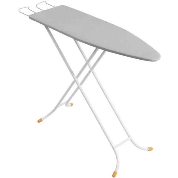 Tábua De Passar Roupa 100x30cm Dobrável Bella Com Porta Ferro Retrátil E Ajuste De Altura Utimil