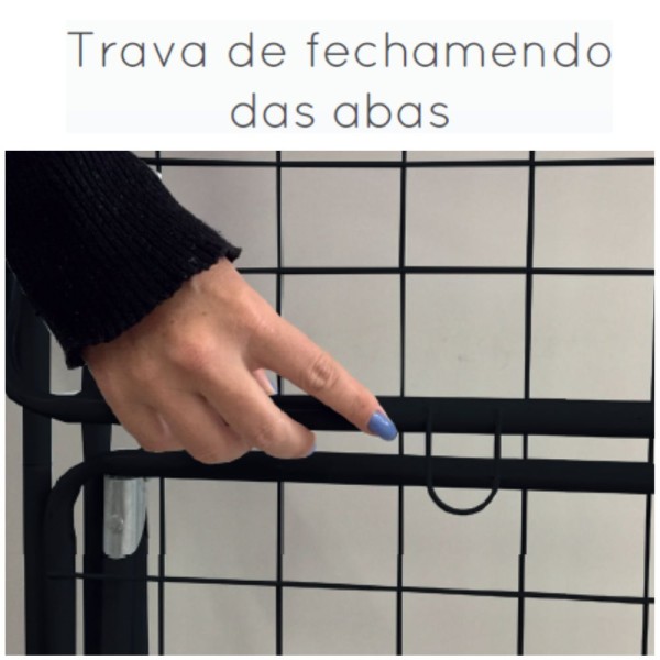 Encontraproduto.com.br - Varal De Chão Com Abas Utimil PR360