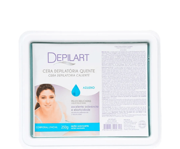 Cera Quente Depilatória Depilart Azuleno 1Kg