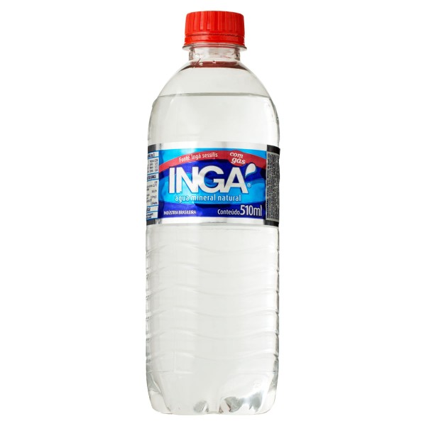 Encontraproduto.com.br - Água Mineral Natural Com Gás Ingá Garrafa 510ml