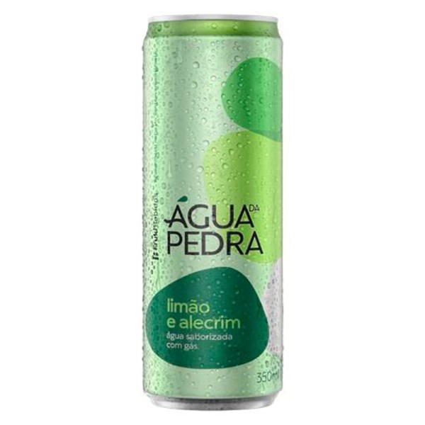 Encontraproduto.com.br - Água Saborizada Água da Pedra Limão e Alecrim Com Gás Lata 350ml