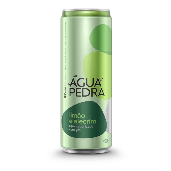 Encontraproduto.com.br - Água Saborizada Água da Pedra Limão e Alecrim Com Gás Lata 350ml
