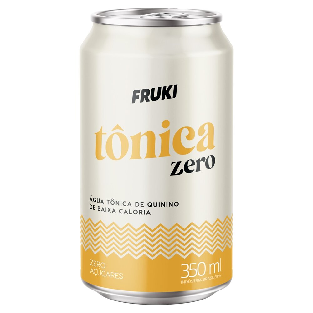 Água Tônica Fruki Quinino Zero Lata 350ml