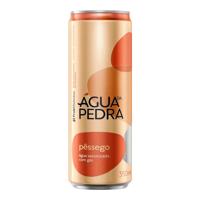 Encontraproduto.com.br - Aguá com Gás Saborizada Pêssego Água da Pedra 350ml