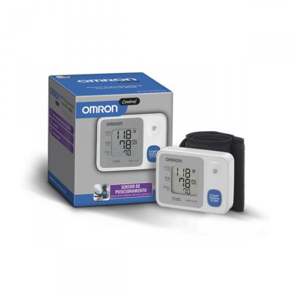 Encontraproduto.com.br - Aparelho de Pressão Digital Omron Automático Pulso HEM-6124