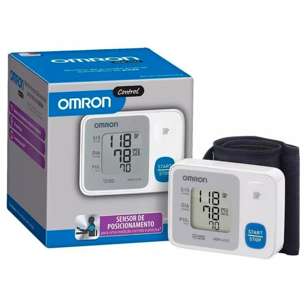 Encontraproduto.com.br - Aparelho de Pressão Digital Omron Automático Pulso HEM-6124