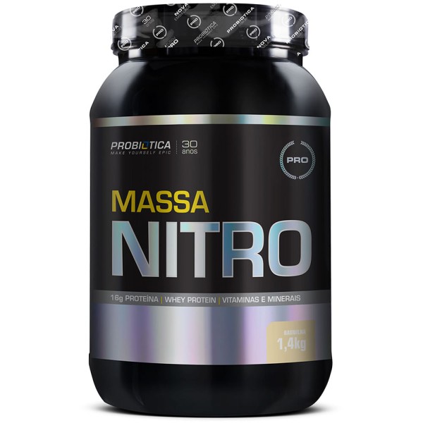 Massa Nitro Probiótica Baunilha 1,4Kg